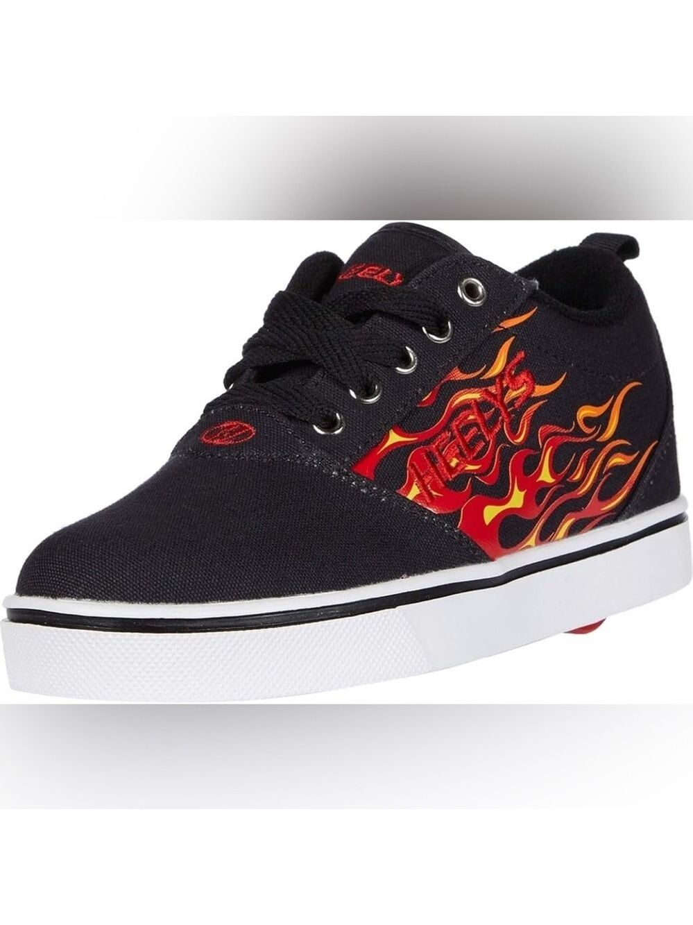 Size 6 Youth Heelys Black and Red Kids Shoes
